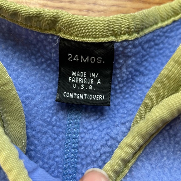 💙 VTG Pata 24m Fleece Bibs!!! 💙 💛 💙 - Picture 2 of 8
